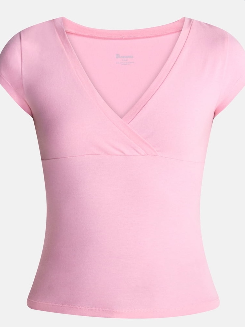 No Boundaries Surplice Top with Cap Sleeves